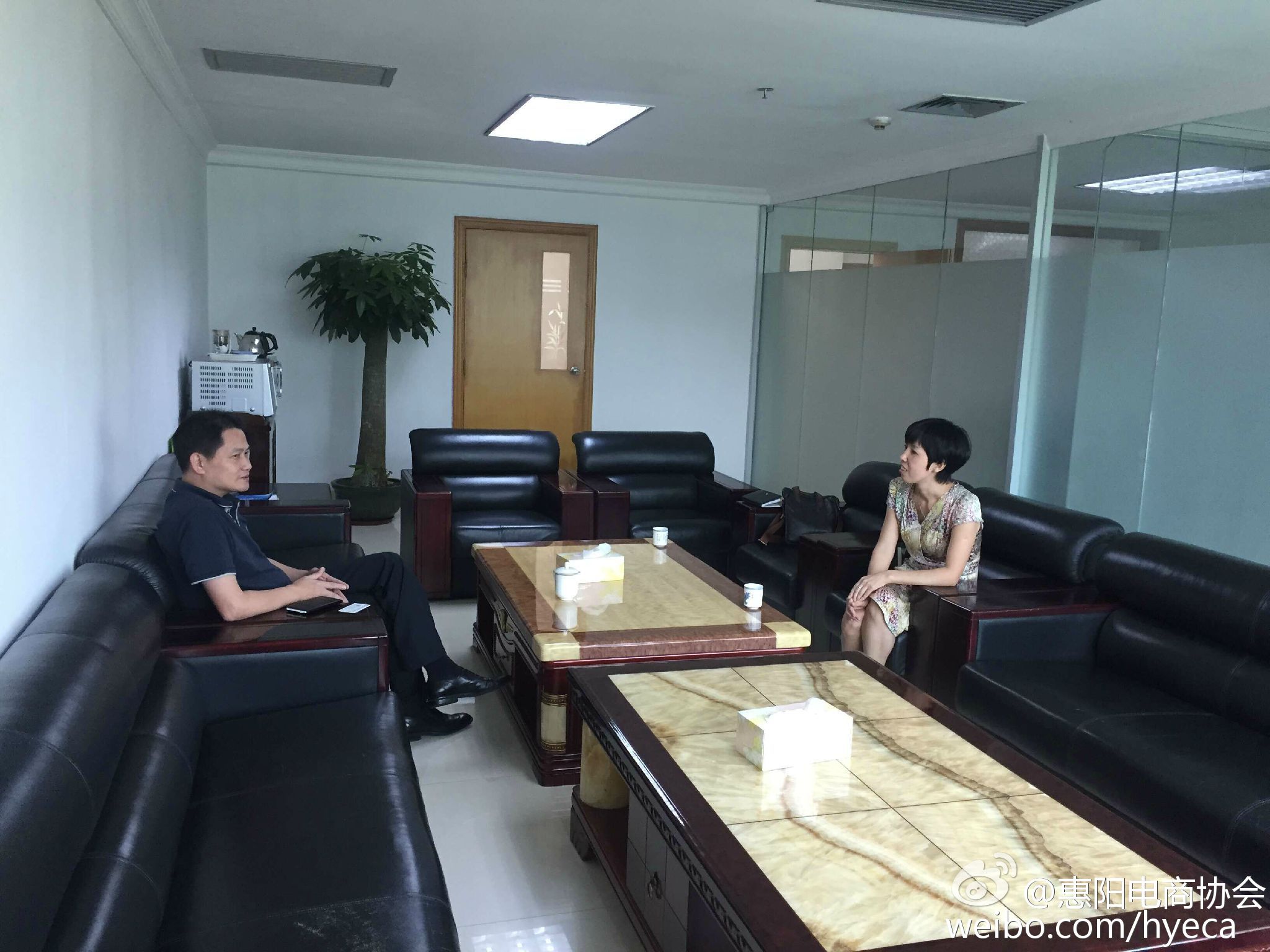 惠阳区国家税务局林局长会见黄会长：税收方面大力支持(图1)